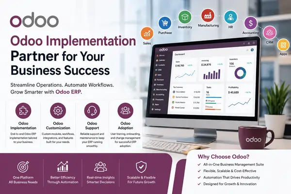 Odoo Implementation Partner in Chicago for Industrial, Distribution and Service Workflows