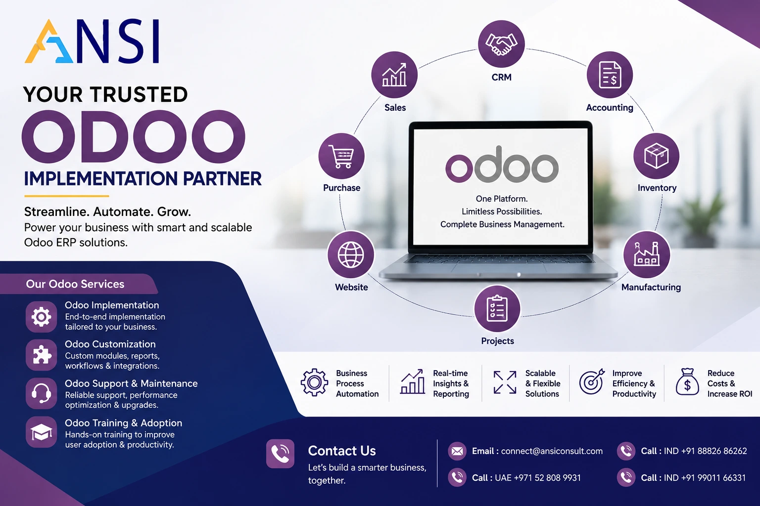 ANSI Technologies: Your Trusted Odoo Implementation Partner for Smarter Business Growth