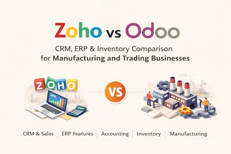Zoho vs Odoo for UAE Businesses: CRM, ERP, Inventory and Accounting Comparison