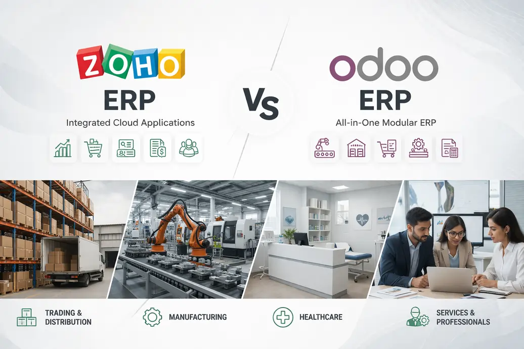 Zoho vs Odoo for UAE SMEs: ERP and CRM Comparison Guide
